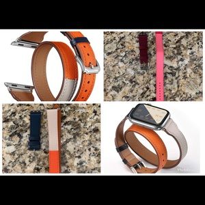 Set of 2 40 mm Apple Watch Color Block Straps